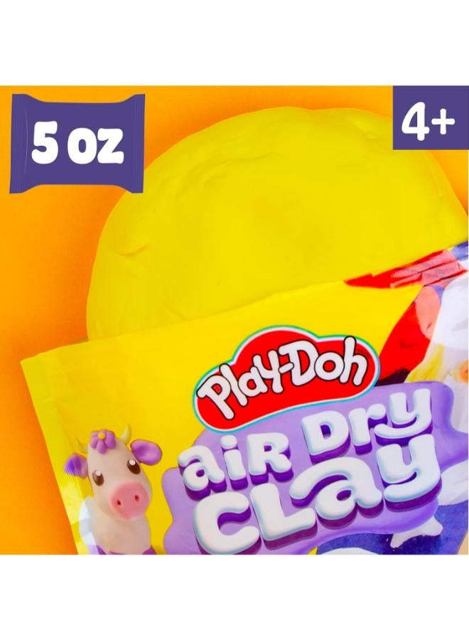 Play-Doh PLAYDOH AIR CLAY SINGLE COLOR BAG (5OZ) YELLOW - Image 1