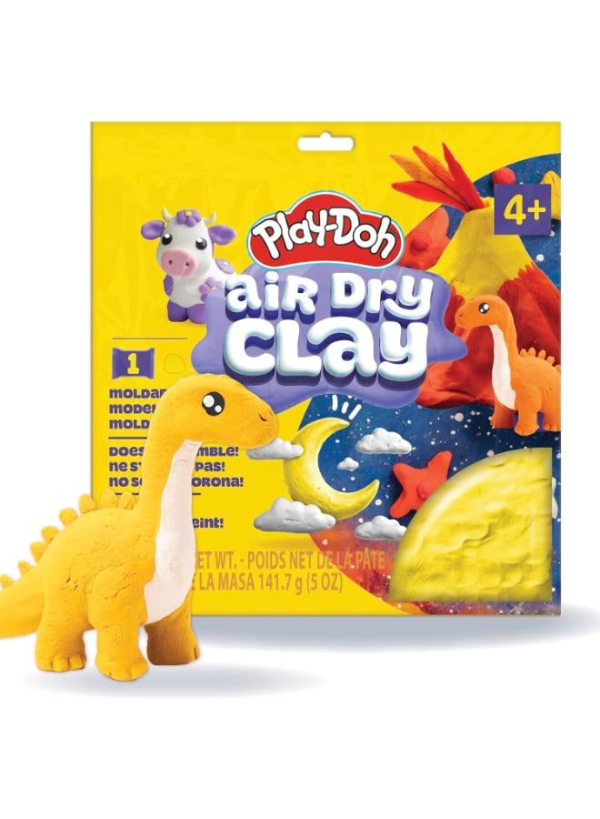 Play-Doh PLAYDOH AIR CLAY SINGLE COLOR BAG (5OZ) YELLOW - Image 3