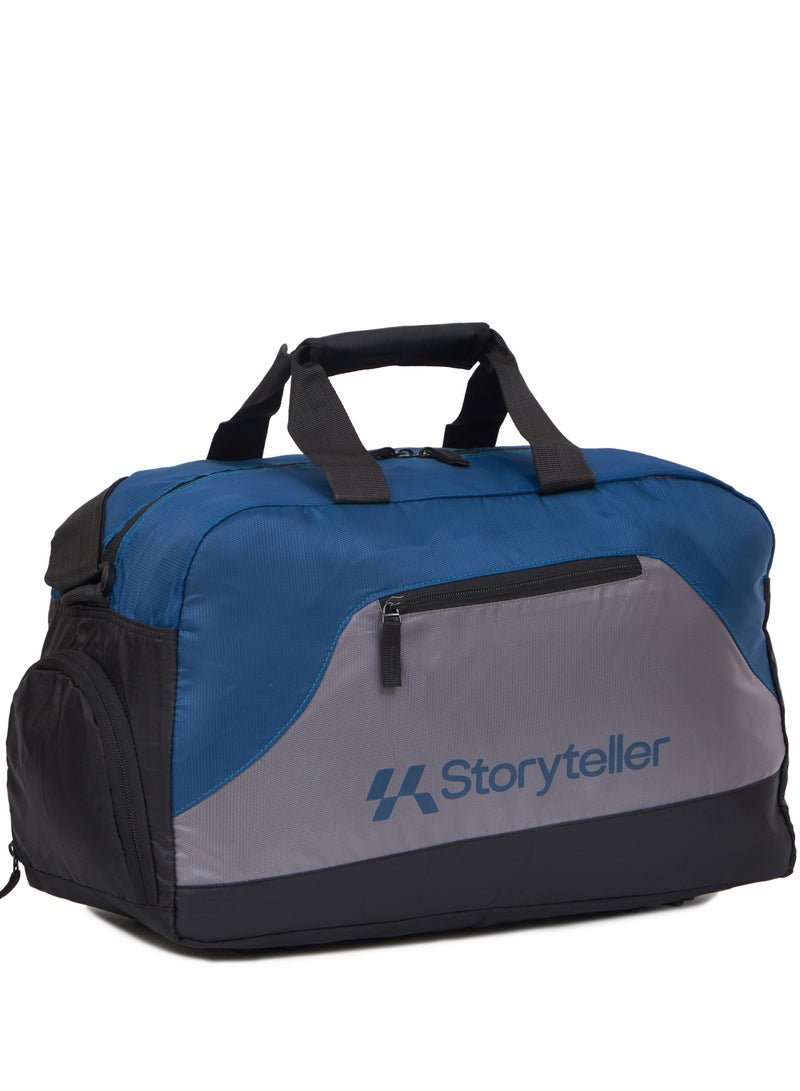 STORYTELLER Ace Casual Style Sports Travel Duffel Bag For Men and Women Blue - Image 2