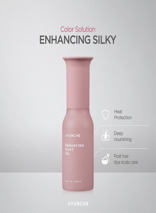 AYUNCHE Enhancing Silky Hair Oil 3.3 fl oz (100ml) [For Dyed & Damaged Hair] | Deeply Nourish and Soften Hair without Stickiness | Nourishing Hair Oil | Korean Salon Brand - Image 2
