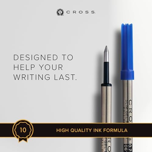 Cross Slim Gel Rolling Ball Refill, Blue, 1Per Card (8910-2) - Image 3