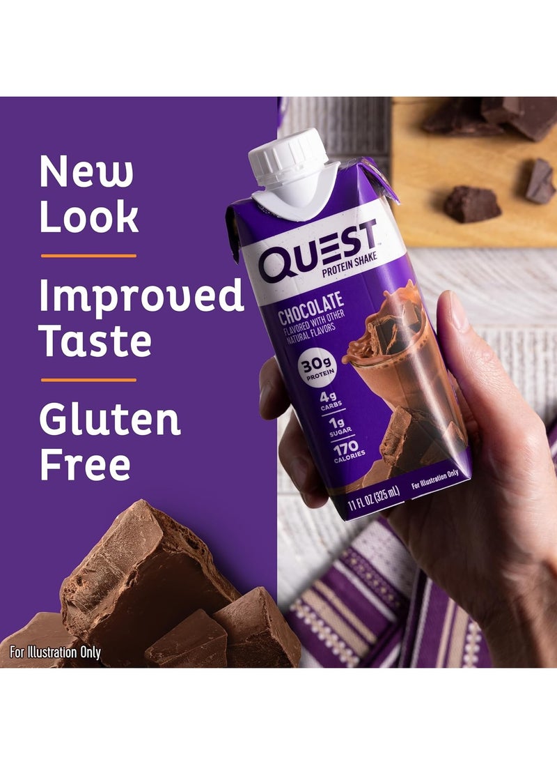 Quest Quest Protein Shake Chocolate Flavor 325ml  - Image 3
