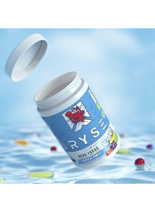 RYSE Up Supplements RYSE BCAA Focus Powder - Kool-Aid Tropical Punch - BCAA Supplement with Electrolytes, Natural Caffeine & Cognizin Supports for Hydration, Recovery, Energy, and Focus for Men & Women - 30 Servings - Image 5