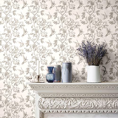 Blooming Wall Blue Bird Fresh Lemon Tree Peel and Stick Wallpaper Removable Self Adhesive Wall Mural Wall Décor - Image 2