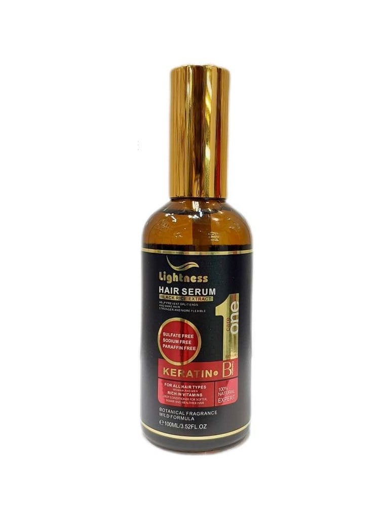 Lightness Hair Serums Black Rice Extract Keratin 100 ML  - Image 1