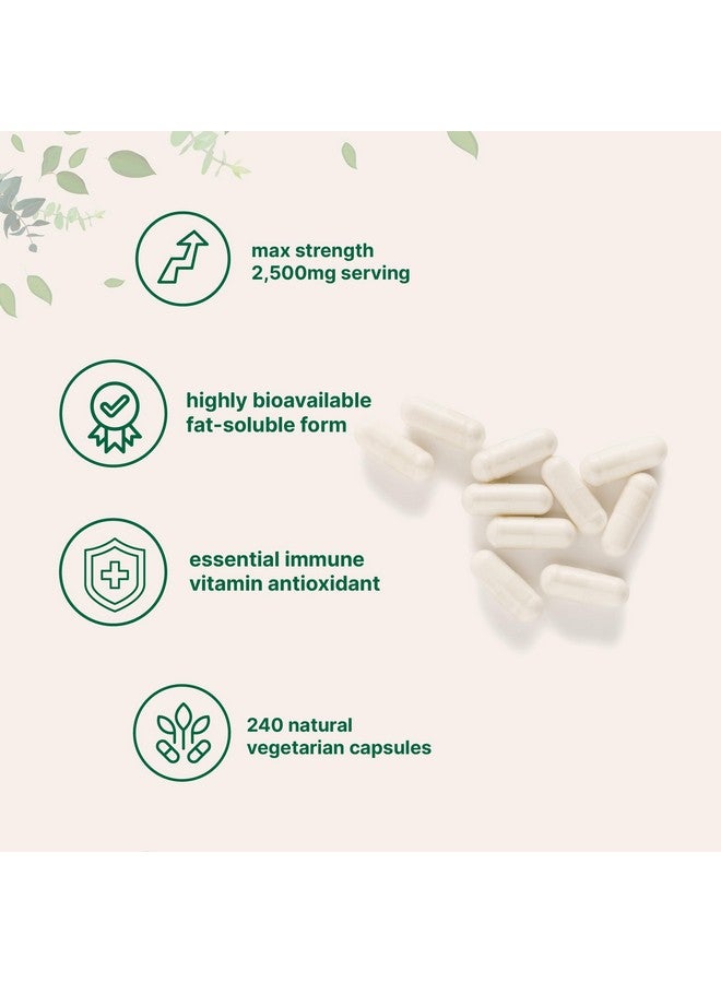 Micro Ingredients Liposomal Vitamin C 2,500mg, 240 Veggie Capsules | Highly Bioavailable Fat Soluble Form | Immune Support & Antioxidant Supplement | Liposomal Delivery for Superior Absorption | Non-GMO, Gluten Free - Image 3