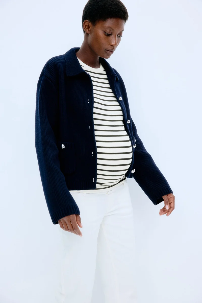 H&M MAMA Ribbed top