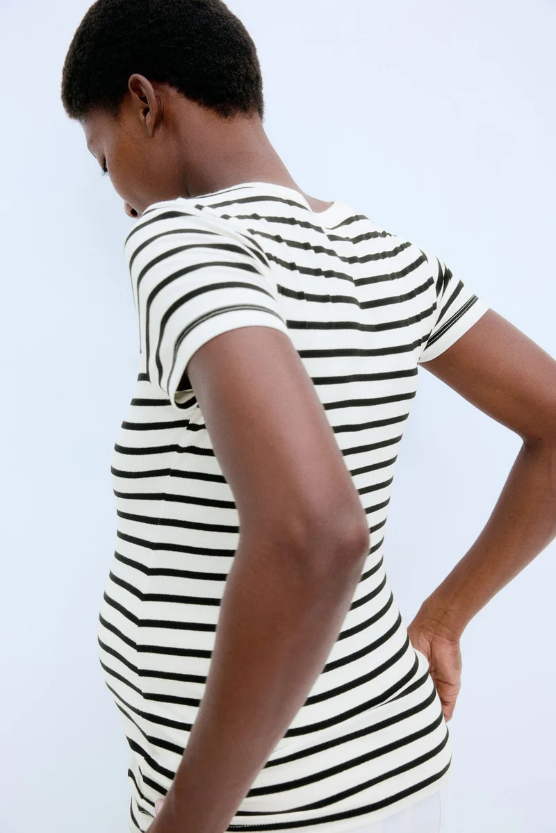 H&M MAMA Ribbed top