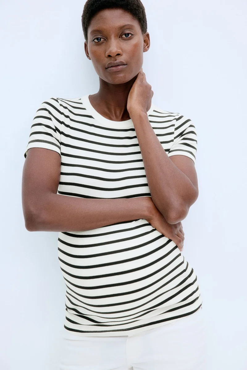 H&M MAMA Ribbed top