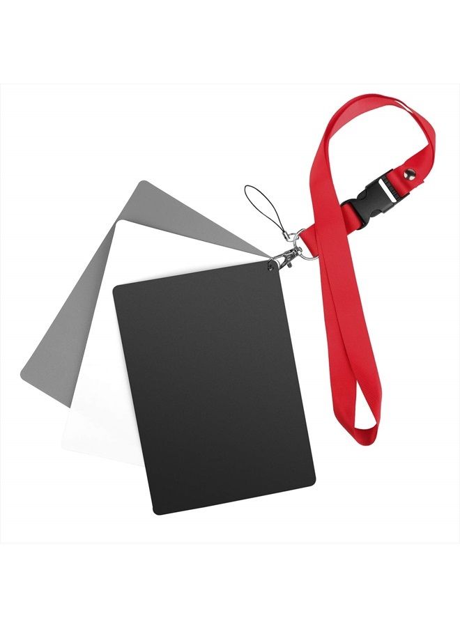 Anwenk Grey Card White Balance Card 18% Exposure Photography Card Custom Calibration Camera Checker Video, DSLR and Film,5.3"x 7.28" (Large Size) - Image 3