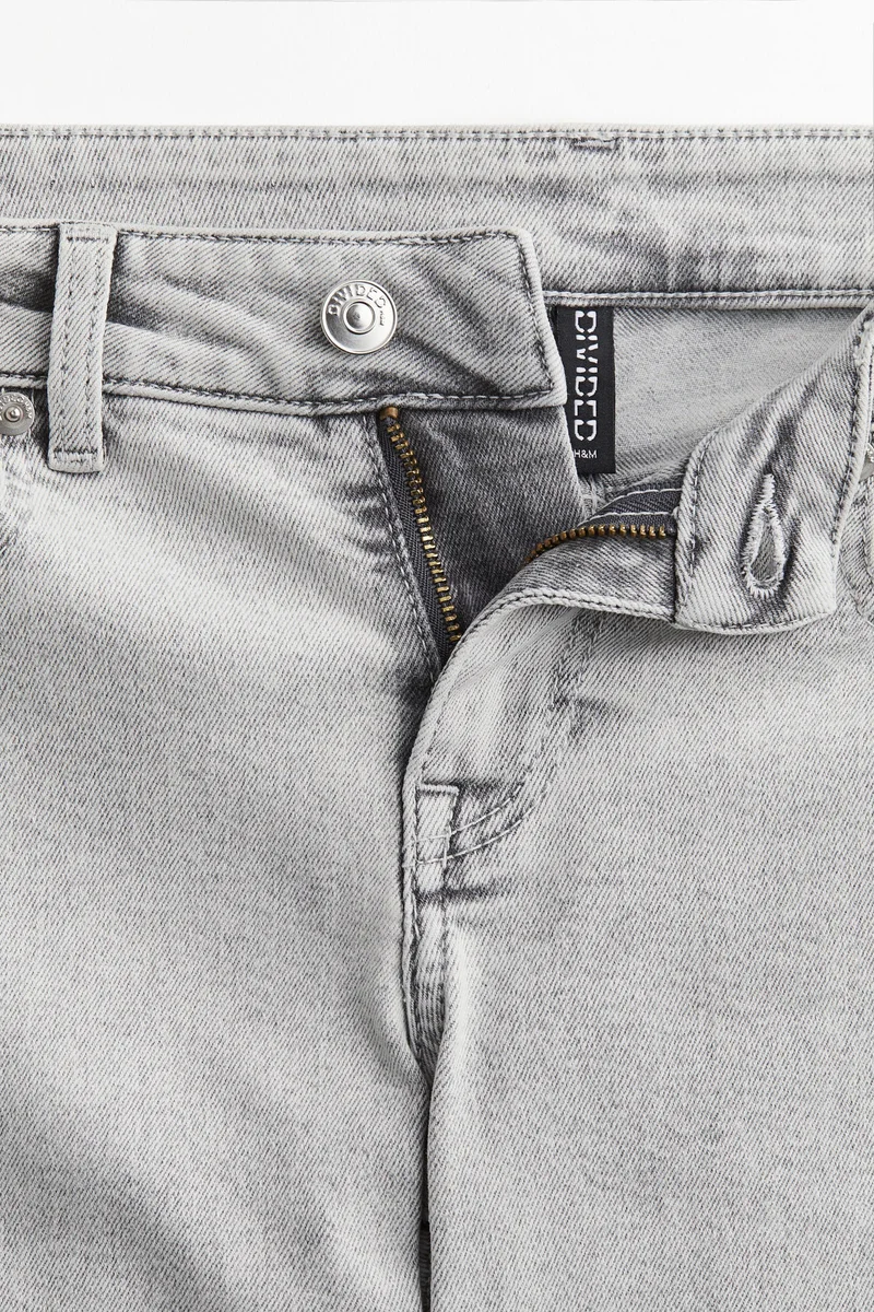 اتش اند ام جينز بقصة حافة واسعة وخصر منخفض