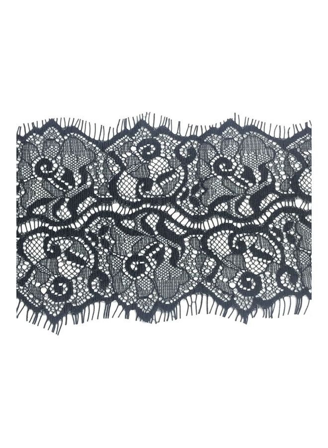 إسكدنيا دانتيل للخياطة أسود 13.72متر - Image 1