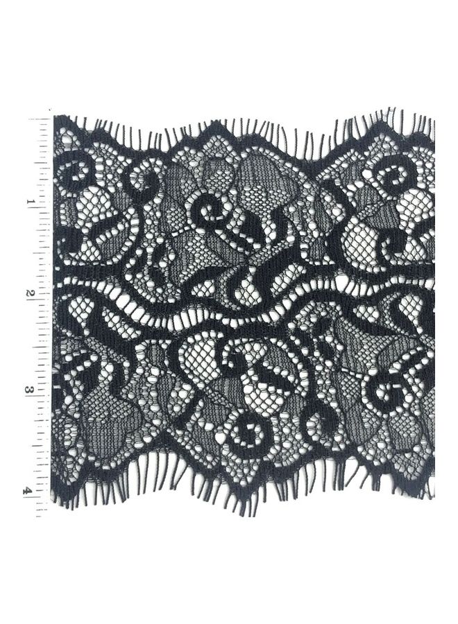 إسكدنيا دانتيل للخياطة أسود 13.72متر - Image 3