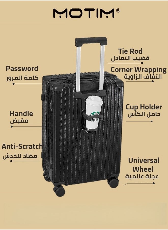 2pcs Boarding Carry-on Luggage Sets Travel Luggage Expandable PP Hard Shell Clearance Luggage with TSA Lock Spinner Wheels Inside Cup Holder and Front Inside Hook for Long Distance Travel by Airplane - pzsku/Z7CF9ED318B686ECE9607Z/45/_/1732352617/ae84d509-ed81-4974-90dd-cdc2e94c0602