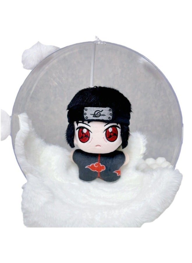 null - Squeak Naruto Watergate Kakashi Goddess Sakamoto Ryoji Yoshizawa Plush Doll Pendant-Specifications:10cm (with Squeaks)-Color:Kakashi - Image 1