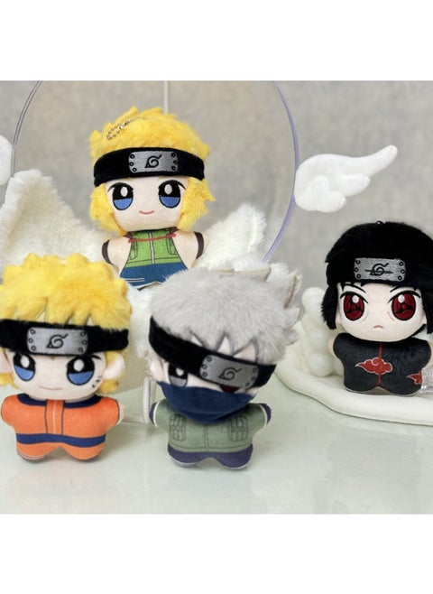 Squeak Naruto Watergate Kakashi Goddess Sakamoto Ryoji Yoshizawa Plush Doll Pendant-Specifications:10cm (with Squeaks)-Color:Kakashi