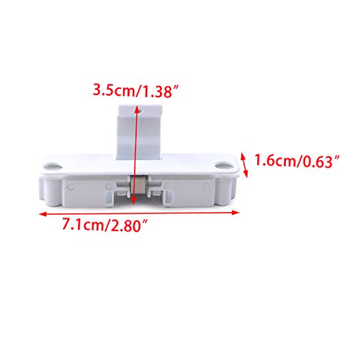 JIUDANI W10240513 Washer Lid Lock Strike, 2Pcs, Part Numbers WPW10240513, AP6017583, PS11750882, P4514459, 1873013, AH2579805, EA2579805, PS2579805, Fits for Major Brand Models - Image 2