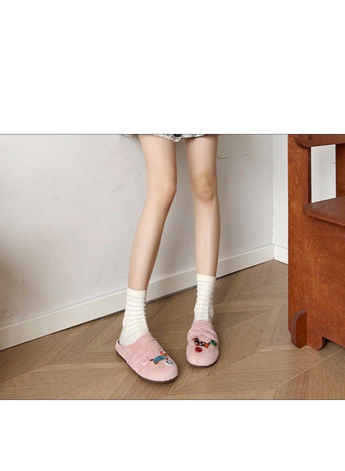 Cute Cartoon Fashionable Versatile Baotou Slippers  - Image 3
