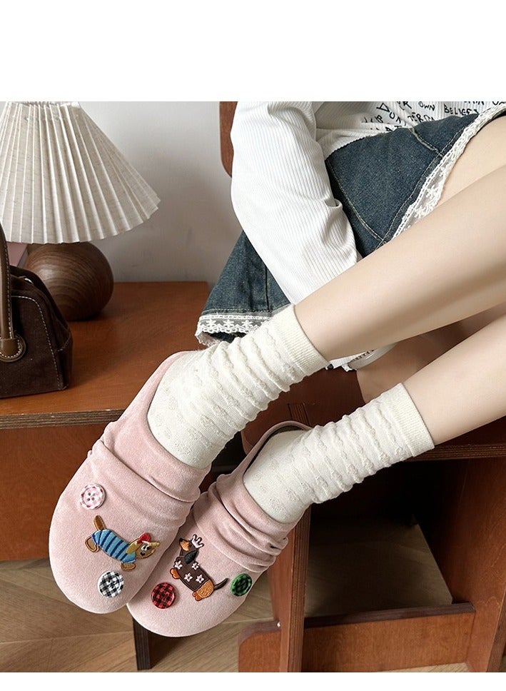 Cute Cartoon Fashionable Versatile Baotou Slippers  - Image 2
