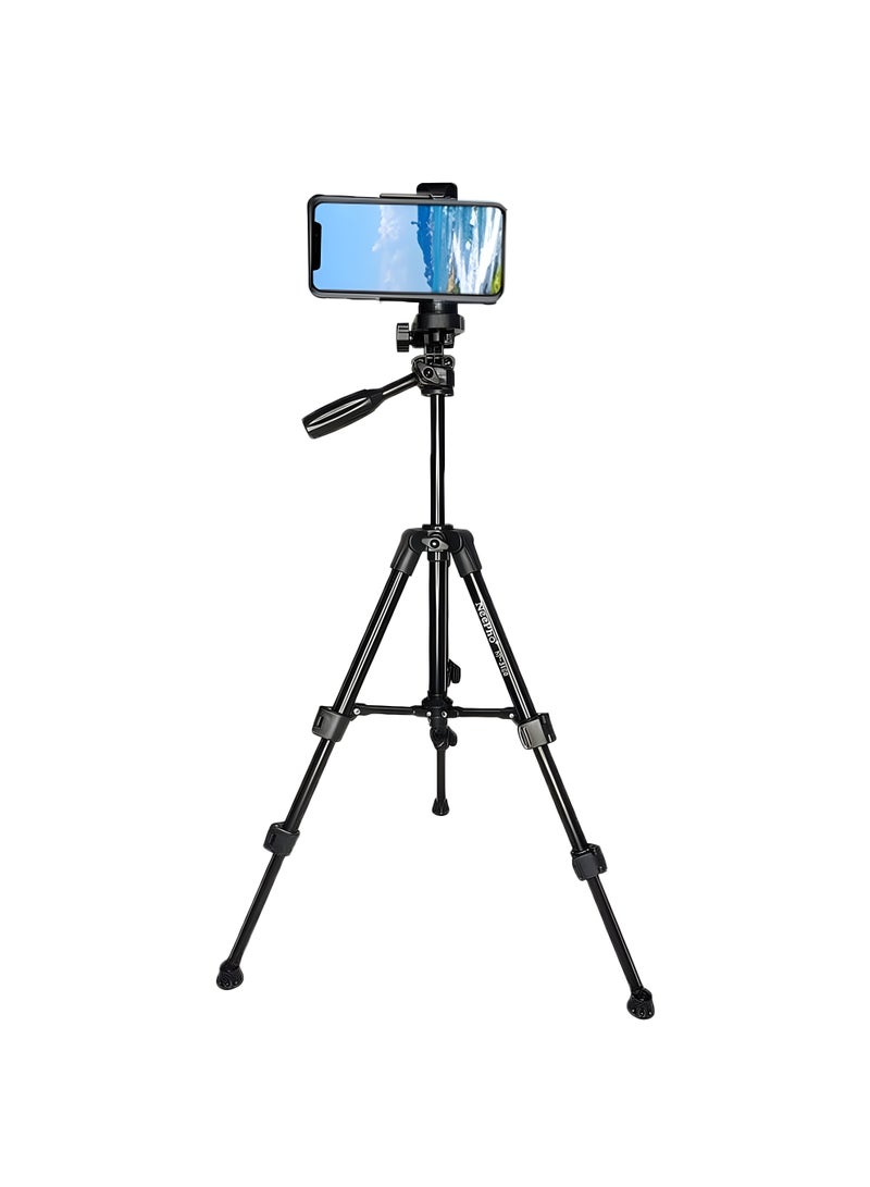Nivo NP-3160 Professional Mobile Phone Tripod for Stable and Lightweight Photography with Carrying Bag, Adjustable Legs Height up to 685mm - Black - Image 1