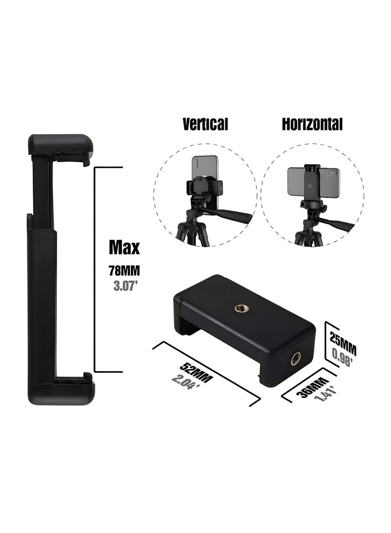 Nivo NP-3160 Professional Mobile Phone Tripod for Stable and Lightweight Photography with Carrying Bag, Adjustable Legs Height up to 685mm - Black - Image 4