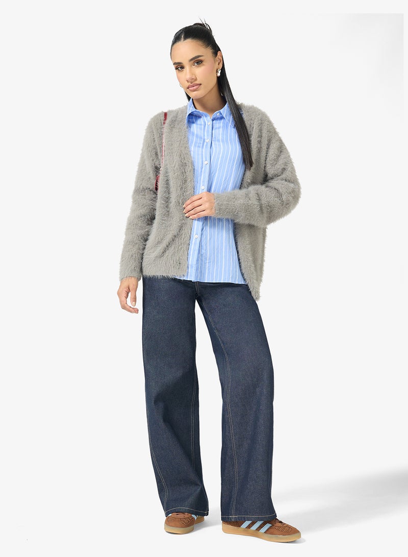 جينجر كارديجان بأزرار ناعم ومريح - Image 4