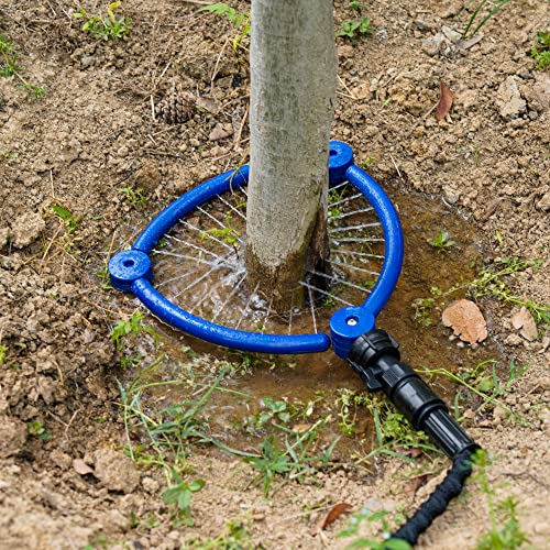 WBCBEC 360°Tree Water System Tree Watering Ring Circle Sprinkler and Irrigation System Targeted Water for New Tree Outdoor Plants Raised Garden Bed Shrub - Image 4