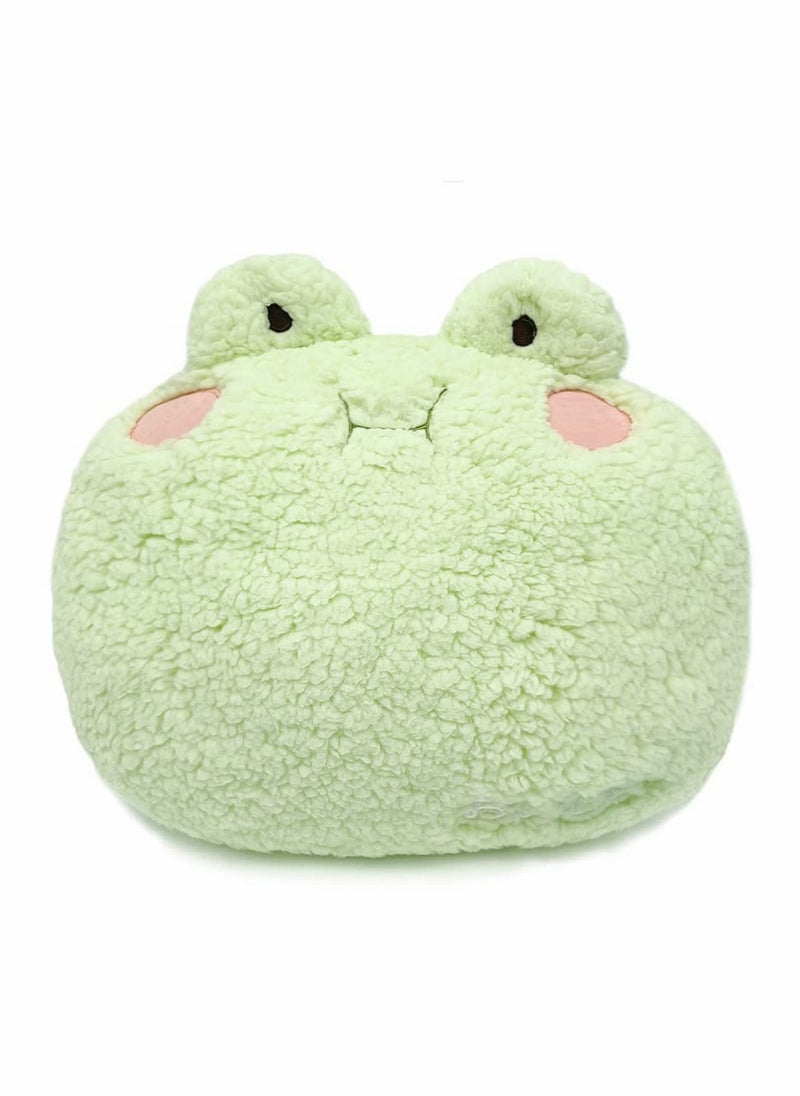 KASTWAVE Frog Plush Pillow, Adorable Frog Stuffed Animal, Home Cushion Decoration Frog Plush Toy Throw Pillow Decorations Gifts for Women Kids Birthday  - Image 1