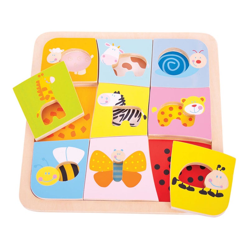 BIGJIGS Animal Patterns Puzzle Bj509