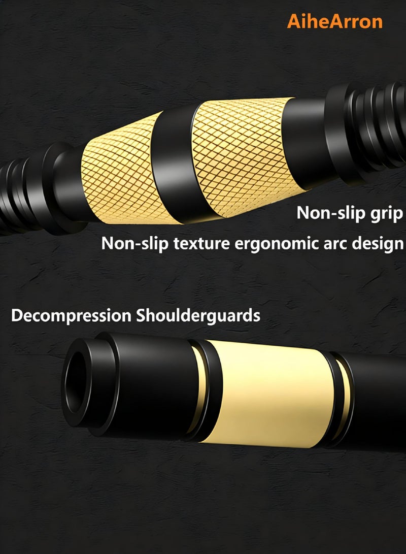 AiheArron Weights Dumbbell Barbell Set,3 in 1 Adjustable Weights Dumbbells With Connecting Rod,Home Fitness Set Gym Workout Exercise Training for Men Women (30KG-yellow) - Image 5