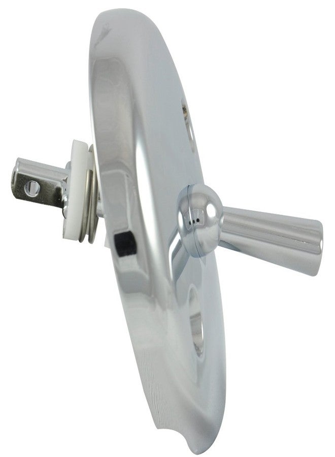 DANCO Bath Tub Overflow Plate with Trip Lever, Chrome, 1-Pack (80991), 2 Inches - Image 3