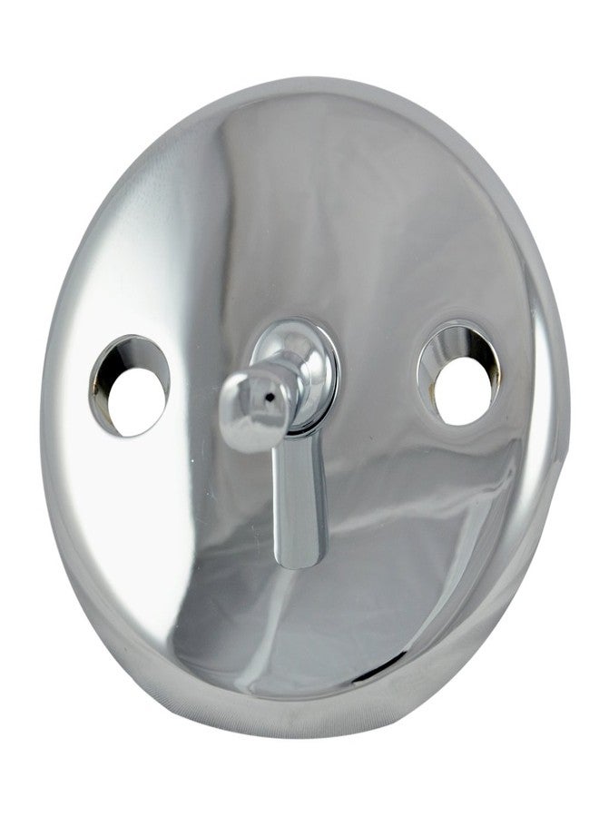 DANCO Bath Tub Overflow Plate with Trip Lever, Chrome, 1-Pack (80991), 2 Inches - Image 2