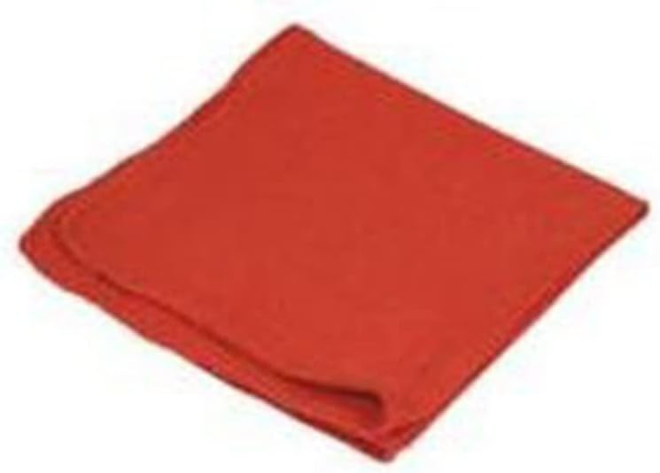 Carrand Cotton Towels 13 x 14 Inches 5-Pack Red