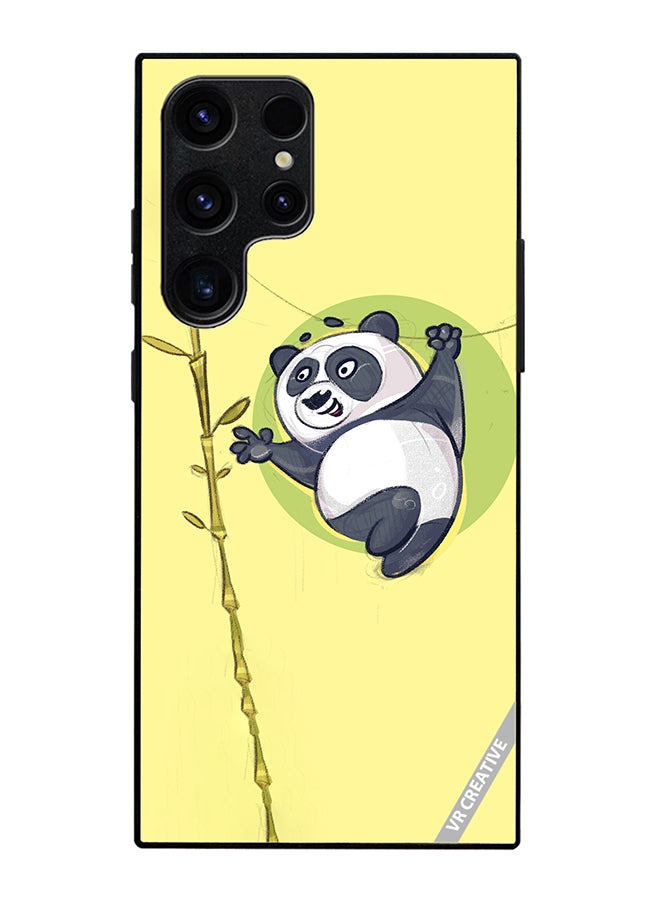 Protective Case Cover For Samsung Galaxy S25 Ultra Fun Panda Design Multicolour