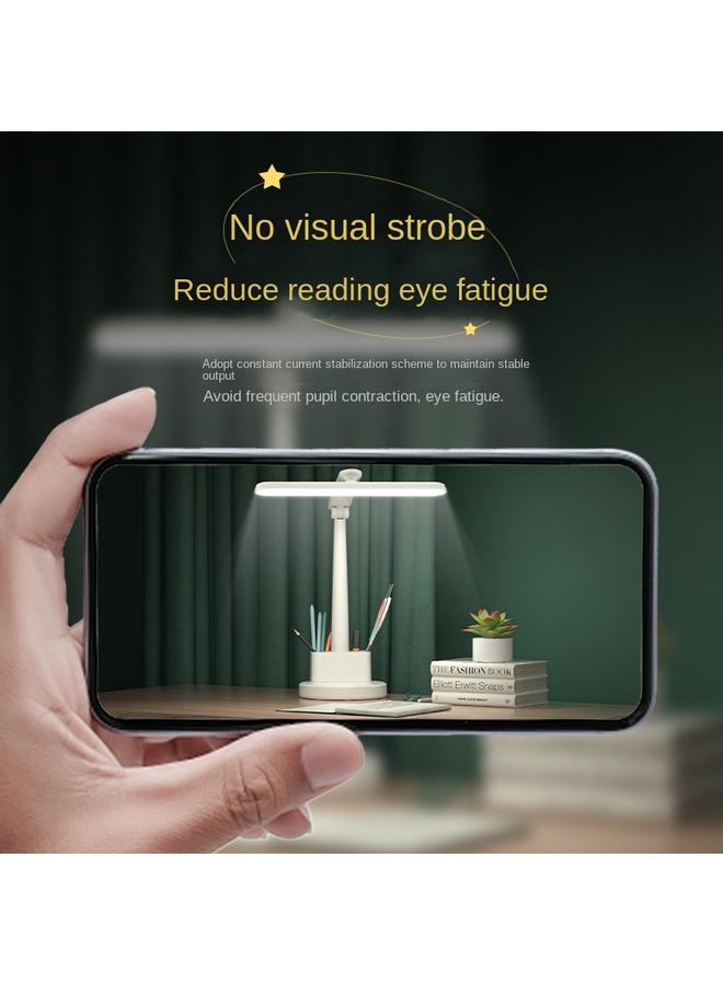 Bluejw LED Reading Lamp Student Study Special Desk Lamp Dormitory Refilling Dual-purpose Pen Holder Folding Desk Bedside Lamp - Image 3