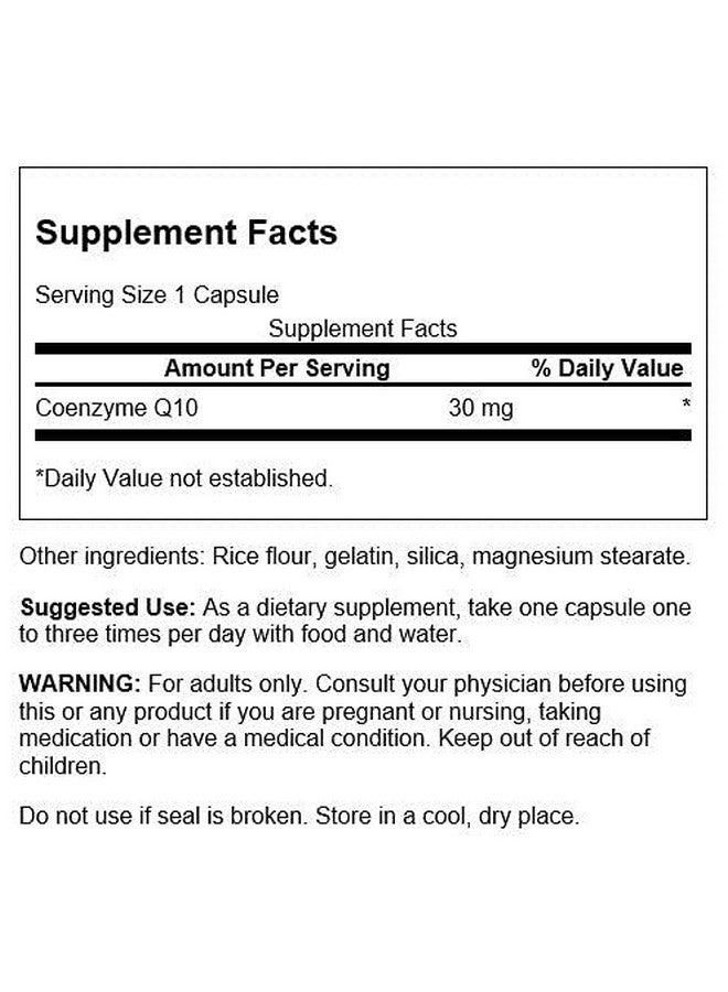 SWANSON Coq10 30 30 Milligrams 240 Capsules - Image 4