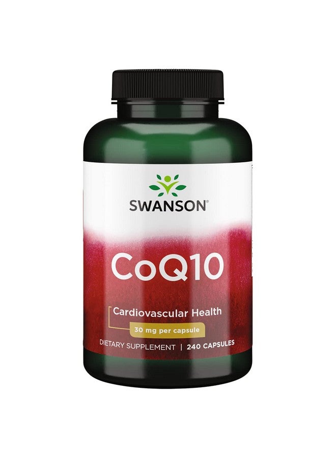 SWANSON Coq10 30 30 Milligrams 240 Capsules - Image 1