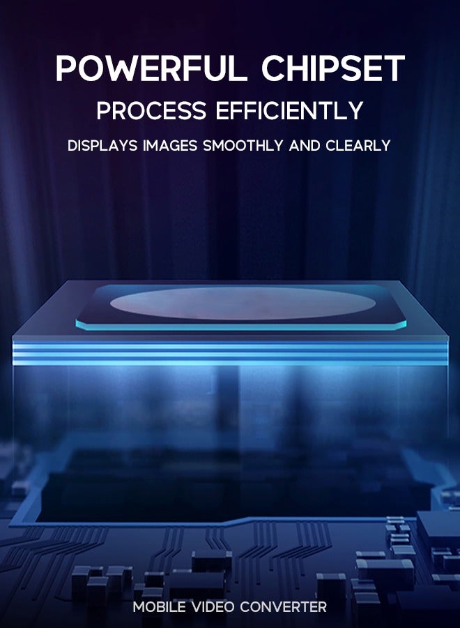 3 in 1 HDMI Cables vldeo capture type c to usb Converter Plug and Play Rechargeable 1920 x 1080 Resolution High Definition Compatible with Apple Android TV Computer - Image 5