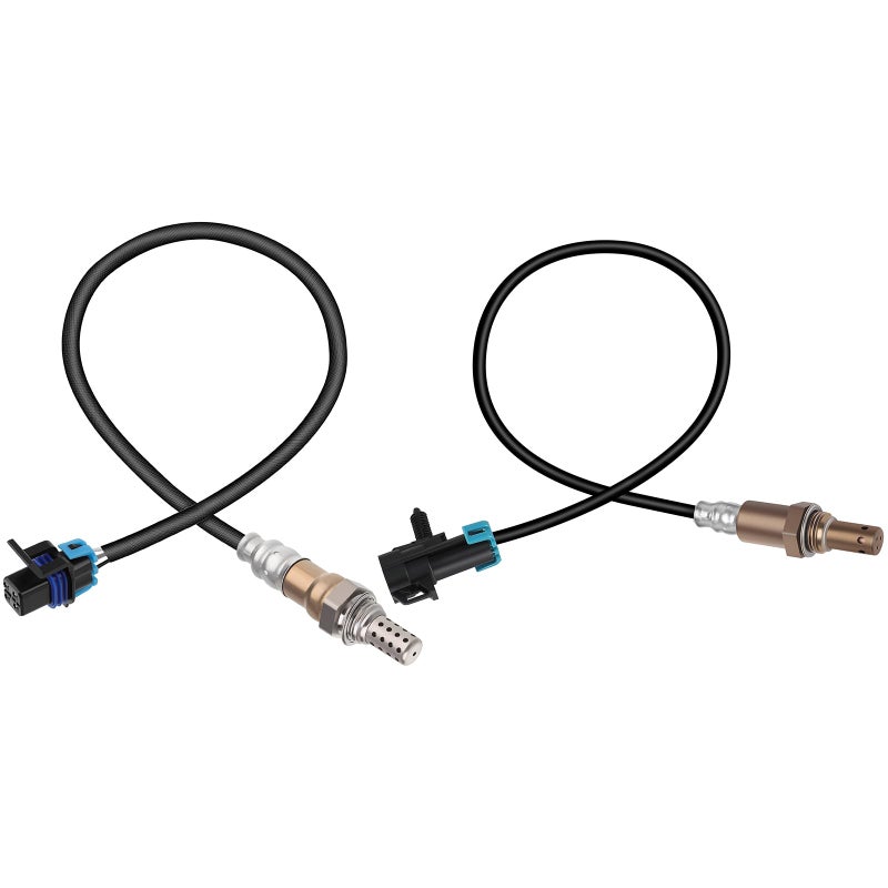 QIJIAUTO حساس أكسجين O2 علوي وسفلي بنك 1 2 SG272 2344285 مناسب 20022003 لشيفروليه تريل بليزر EXT لجيمسي إنفوي XL لإيزوزو أساندر لأولدزموبيل برافادا محرك 42L V6 أسطوانة 2PCS