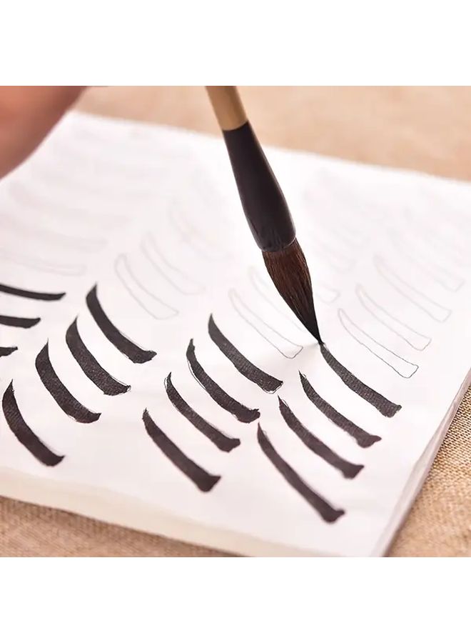 Ouyang Xun Jiushenggong Calligraphy Practice Paper 50 Sheets Red Outline Tracing For Beginners - Image 3