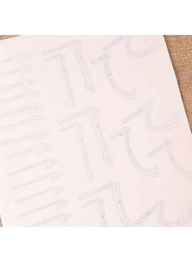 Ouyang Xun Jiushenggong Calligraphy Practice Paper 50 Sheets Red Outline Tracing For Beginners - Image 5