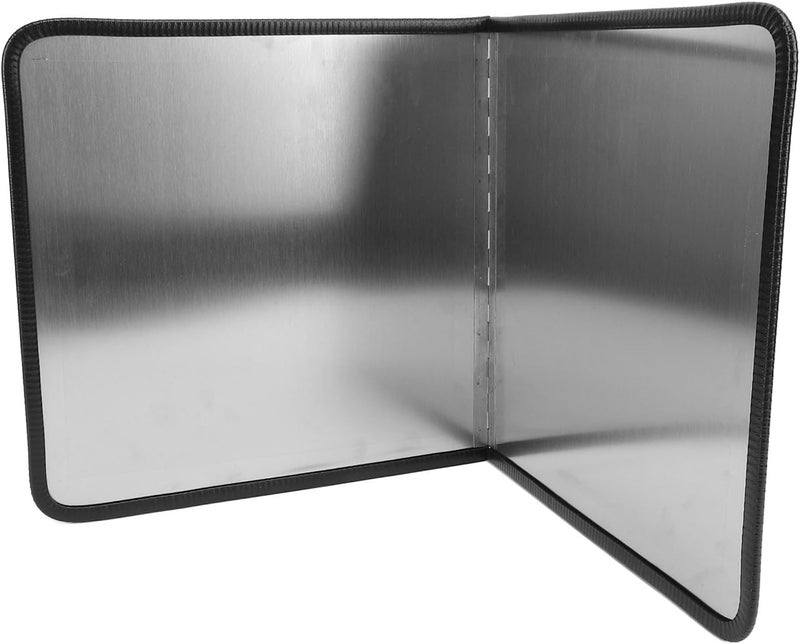 Splatter Guard for Frying Pan, Foldable 304 Stainless Steel Splatter Screen for Frying, Grease with Adjustable Angle and Black Edging for Stove Top Wall Gas (40x40x30cm / 15.7x15.7x11.8in) - Image 3