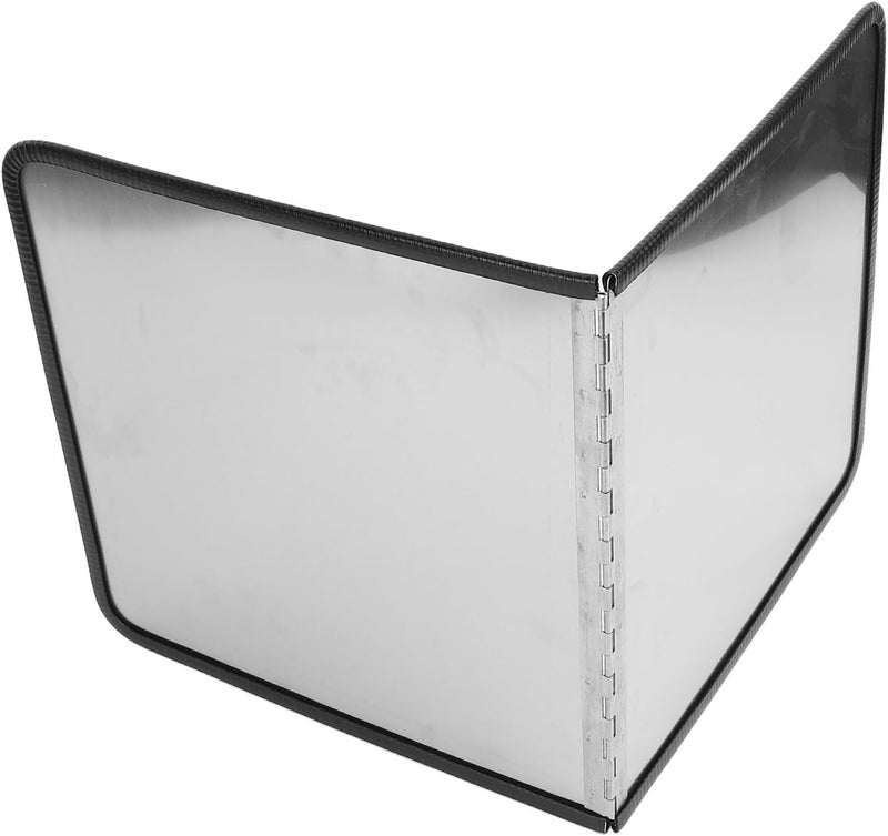 Splatter Guard for Frying Pan, Foldable 304 Stainless Steel Splatter Screen for Frying, Grease with Adjustable Angle and Black Edging for Stove Top Wall Gas (40x40x30cm / 15.7x15.7x11.8in) - Image 1