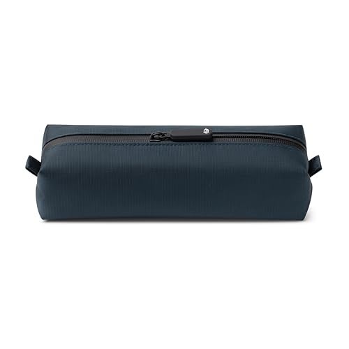 Comfyable Small Toiletry Bag for Men, Slim Mini Toothbrush Bag, Dopp Kit, Electronics, Tech, Gym, Water-Resistant Essentials Organizer, Blue - Image 1