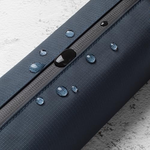 Comfyable Small Toiletry Bag for Men, Slim Mini Toothbrush Bag, Dopp Kit, Electronics, Tech, Gym, Water-Resistant Essentials Organizer, Blue - Image 4