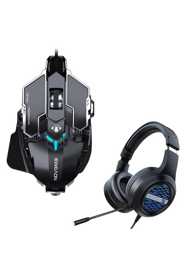 EBMINI Game Mouse and Earphone Set