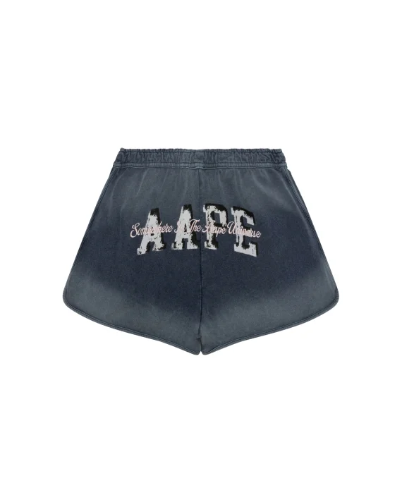 Aape BY *A BATHING APE® Logo drawstring sweat shorts