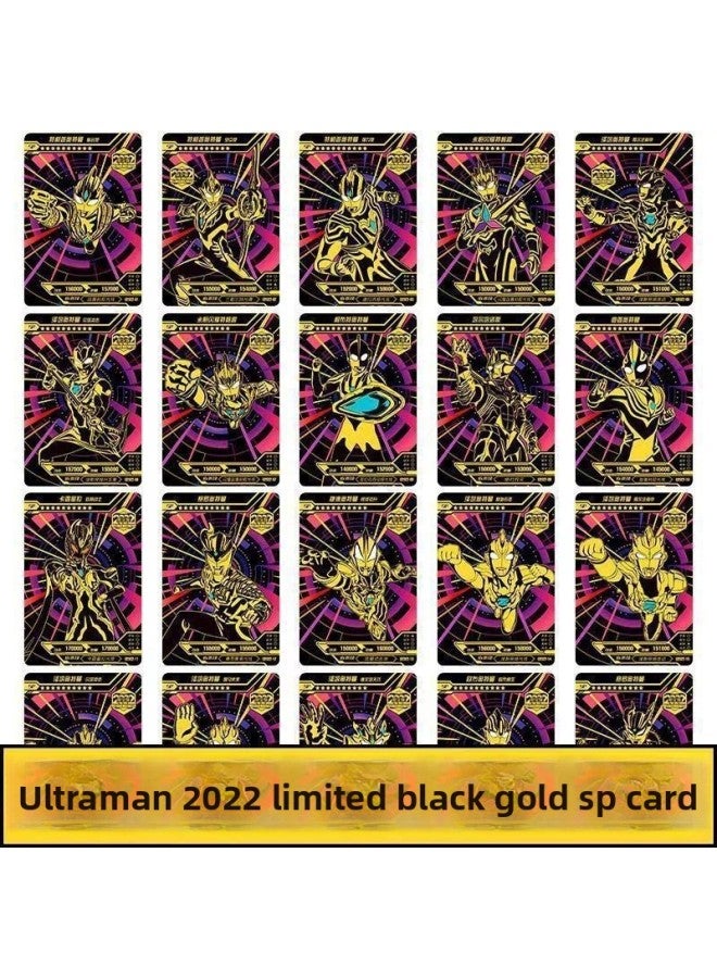 Ultraman Card SSR Full Star Flash Card Transparent Gold SP HD 3D Card Full Set Rare Children Card Toy