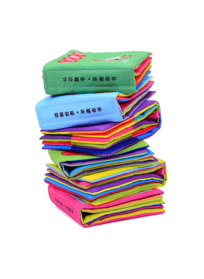 Cloth Book Children Baby Baby Early Teaching Toy Figure Cognitive Bite Not Bad Literacy Book Set-Color:Daily Supplies  - Image 3