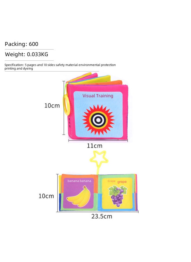 Cloth Book Children Baby Baby Early Teaching Toy Figure Cognitive Bite Not Bad Literacy Book Set-Color:Daily Supplies  - Image 5